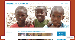 Desktop Screenshot of hisheartforhaiti.com